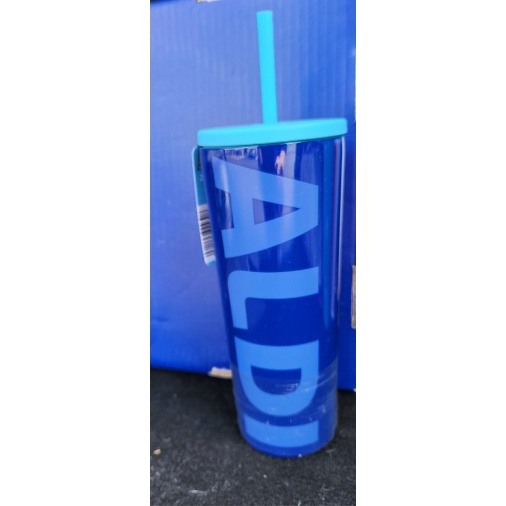 ALDI GEAR 2023 Stainless Steel Tumbler 24oz Crofton Dark Blue Aldi NWT #ALDIDAS
